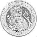 10 Pounds (Tudor Beast II/X - The Lion Of England. 10 Oz. Bullion)