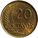 20 Centavos (Continous legend - AFP)
