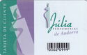 Tarjeta de Cliente - Júlia Perfumerias de Andorra