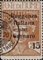Overprint "Reggenza Italiana del Carnaro"