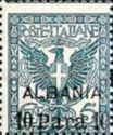 Coat of Arms with Overprint "ALBANIA"