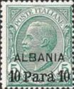 Victor Emmanuel III with Overprint "ALBANIA"