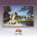 Jurmala. Sculpture "Lacplesis"
