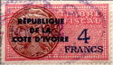 Daussy type of France overprinted