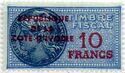 Daussy type of France overprinted