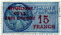 Daussy type of France overprinted
