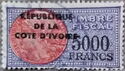 Daussy type of France overprinted