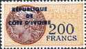 Daussy type of France overprinted