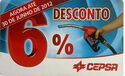 6% Desconto