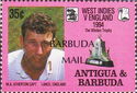 Michael Atherton (England) and Wisden Trophy - Overprinted