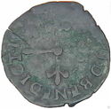 1 Liard (Henri III - Dauphiné 2nd type - Grenoble)