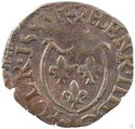1 Liard (Henri III - Dauphiné Shield - Grenoble)
