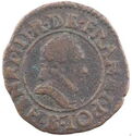 1 Denier Tournois (Henri III - B - Rouen)