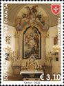 Baroque altar at the church of Schloss Mailberg