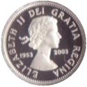 10 Cents (50th Anniversary of coronation of QE II)