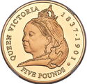 5 Pounds (Queen Victoria Centennial)