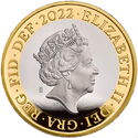 2 Pounds (Britannia Memorial - Platinum)