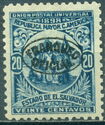 Allegory of Central American Union, overprinted
