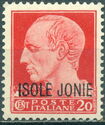 Italy Stamps Overprint "ISOLE JONIE"