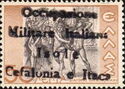 Greece Stamp Overprinted - "Occupazione ..."