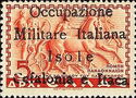 Greece Stamp Overprinted - "Occupazione ..."