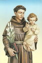 "Anthony of Padua", Padova, Cristo Re Litografia - Morlupo (IT), Veneto - Saints (M), 10