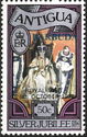 The Queen Enthroned - Overprinted