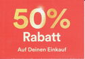 50% Rabatt