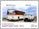 LAZ-697R Tourist and UAZ-2206