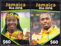 Shelly-Ann Fraser-Pryce and Usain Bolt
