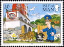 Postman Pat at Laxey Wheel