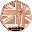 50 Pence (75 Years of the Windrush Generation - Gold)