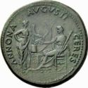 1 Sestertius (ANNONA AVGVSTI CERES)