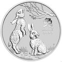 50 Cents (Year of the Rabbit 兔 - Bullion)
