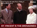 King Charles III with Prince Philip & Queen Elizabeth II