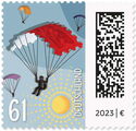 Postage Stamps as Parachutes