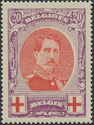King Albert I - Red Medallion - Perf. 14