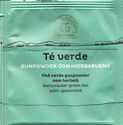Té verder, Gunpowder con Hierbabuena, fs white stripe left