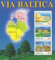 Joint Issue of Baltic States - Via Baltica Motorway Project