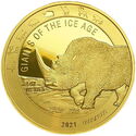 500 Cedis (Giants of the Ice Age - Woolly Rhinoceros)
