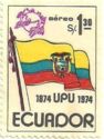 Ecuatorian Flag, UPU Emblem