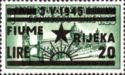 Italy Stamp Overprint "FIUME RIJEKA"