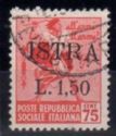Italy Stamp Overprint "ISTRA"