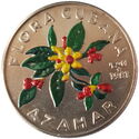 5 Pesos (Cuban Flora - Colorful Orange Flower)
