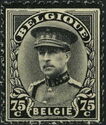 King Albert I with Kepi - Memorial Issue