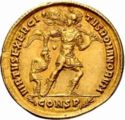 1 Solidus (Soldier holding trophy over the left shoulder)