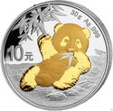 10 Yuan (Panda - Gilded)