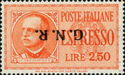 King Vittorio Emanuele III - Ovpt . "G.N.R.", 2nd type