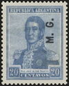 José Francisco de San Martin (1778-1850), ovpt. "M.G."