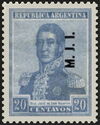 José Francisco de San Martín (1778-1850), ovpt. "M.J.I."